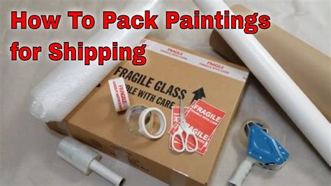 how to pack a canvas painting for shipping: what about using bubble wrap?