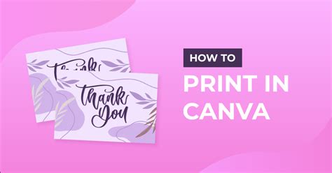 how to print something in canva: